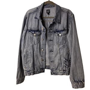 NWT Gap Iconic Denim Jacket in Medium Wash Size Large